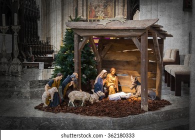 Christmas Crib Images Stock Photos Vectors Shutterstock