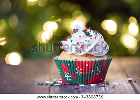 Similar – Image, Stock Photo cupcake christmas tree