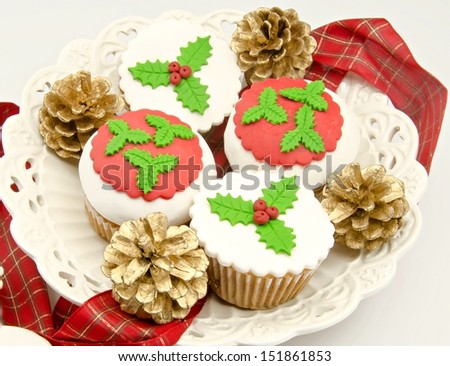 Similar – Christmas cupcakes Food