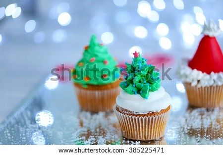 Similar – Image, Stock Photo cupcake christmas tree