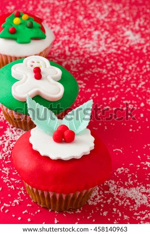 Similar – Christmas cupcake Food