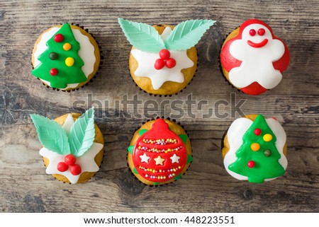 Christmas cupcakes Food