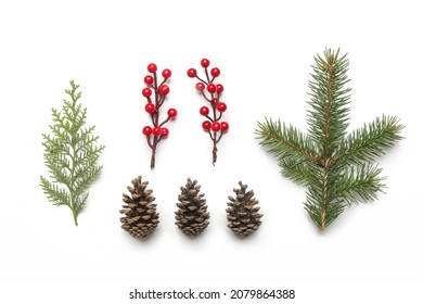 Christmas decoration design elements isolated on white background. Christmas, winter holiday, new year concept.	 - Powered by Shutterstock