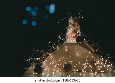 Fairy Lights Jar Images Stock Photos Vectors Shutterstock