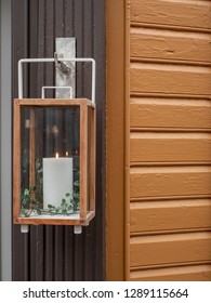 Christmas Decoration Lantern, Old Town, Stavanger, Norway.