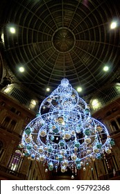 Christmas Decoration In Naples, Italy