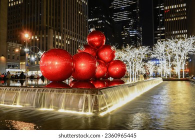 Christmas Decorations In New York City