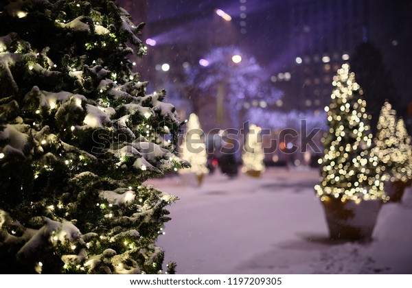 Christmas Decorations New York City Stock Photo Edit Now 1197209305