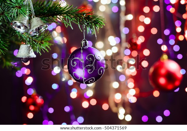 christmas tree bokeh overlays