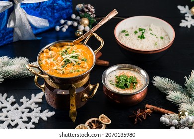 Christmas Dishes In Indian Cuisine, Roast Indian Spices, Side Dish Christian Food Christmas