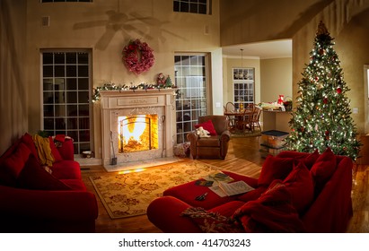 Christmas Family Room