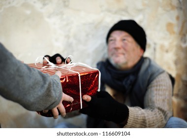 Christmas gift for homeless man
