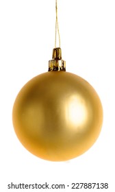 Christmas Gold Bauble 