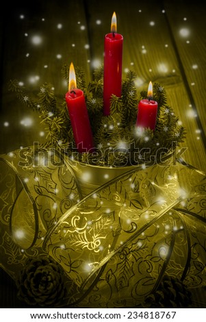 Similar – Image, Stock Photo Christmas lighting Design