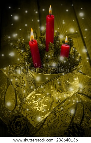 Similar – Image, Stock Photo Christmas lighting Design