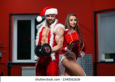 Fitness Santa Images Stock Photos Vectors Shutterstock