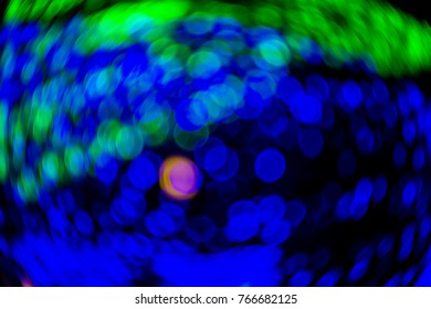 Christmas and Happy new year on blurred bokeh background. / Abstract bokeh photo background. / Abstract round circle bokeh background of colorful bokeh spots