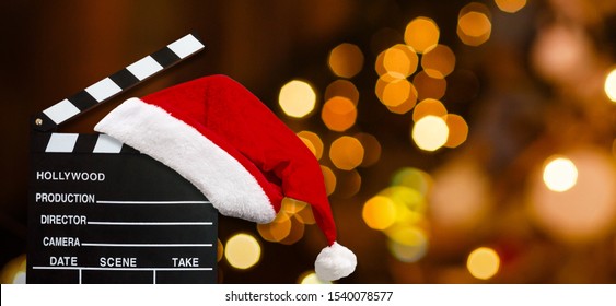 Christmas hat with film board