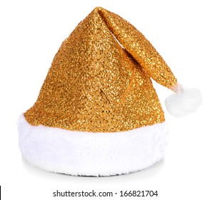 gold christmas hat