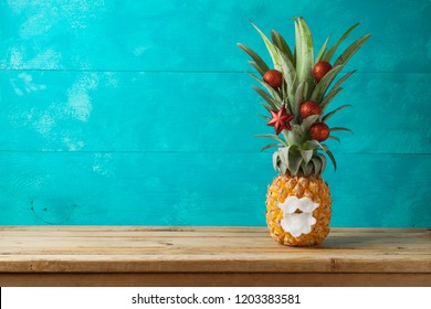 Pineapple Christmas Tree Images Stock Photos Vectors Shutterstock