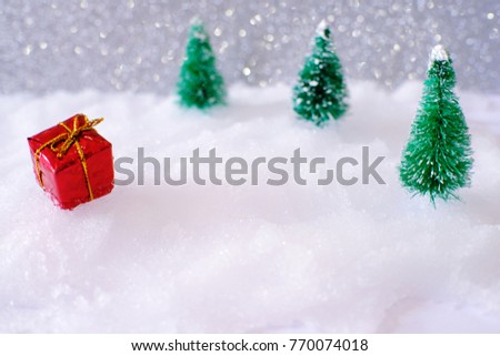 Christmas Home Decoration Little Handmade Gift Stock Photo Edit