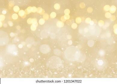Christmas light background.  Holiday glowing backdrop. Defocused Background With Blinking Stars. Blurred Bokeh. - Shutterstock ID 1201347022