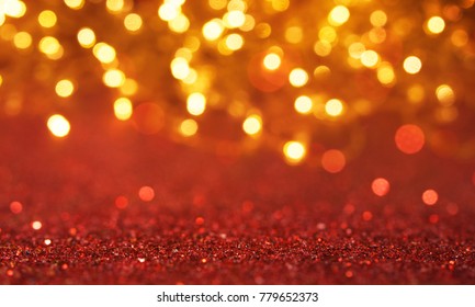 Christmas light background.  Holiday glowing backdrop. Defocused Background With Blinking Stars. Blurred Bokeh. - Shutterstock ID 779652373