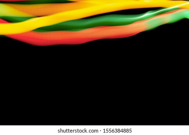 Christmas lights in blurry focus and motion long-exposure photo. Abstract background. Swirl effect. New year, power energy, LED, sci-fi, neon, magic, business or electricity concept photo. - Shutterstock ID 1556384885