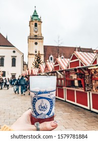 Christmas Market In Bratislava City, Slovakia