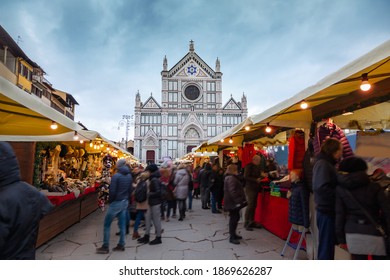 Christmas Market In Florence, Italy