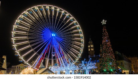 Christmas Market In Lille, France