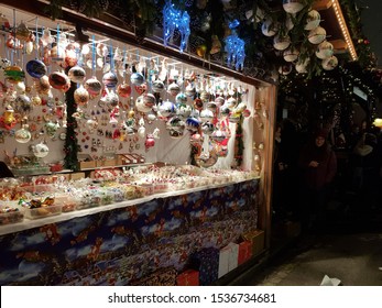 Christmas Market Stall In Basel