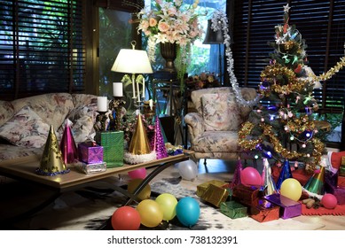 Christmas And New Year Holiday Party Room Decorations