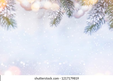 Christmas and New Year holidays background, winter season. Christmas greeting card - Powered by Shutterstock