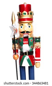 Christmas Nutcracker King Closeup - With Mouth Opened