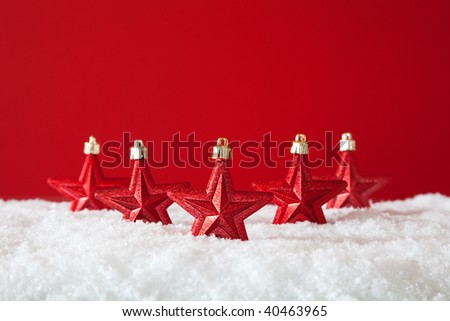 christmas ornament background (VERY SHALLOW DEPTH)