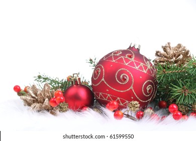 Christmas Ornament Isolated On White Background