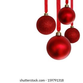 Christmas ornaments hanging - Shutterstock ID 159791318