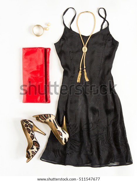 black and white dress for christmas party