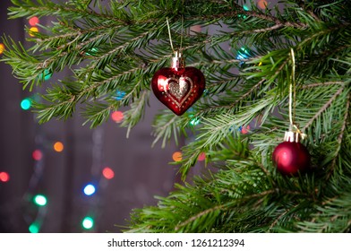 Creative Layout Made Christmas Tree Branches Stock Photo (Edit Now ...