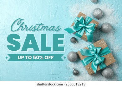 Christmas sale, New Year sale, Merry Christmas and Happy New Year shopping - Powered by Shutterstock