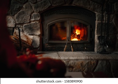 Mountain Home Interior Fireplaces Images Stock Photos Vectors