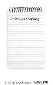 Christmas Shopping List