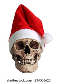 santa skull cap