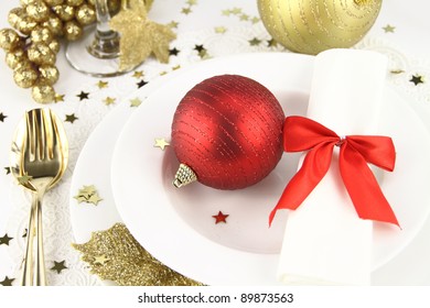 Christmas table decoration
