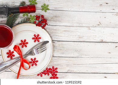 Christmas Table Setting