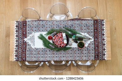 Christmas Table, Top Shot Photo