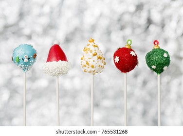 Christmas Themed Cake Pops