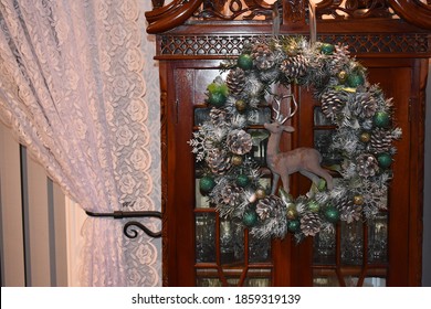 Christmas Traditional Door Swag Wreath