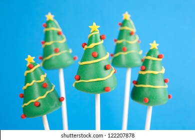 Christmas Tree Cake Pops